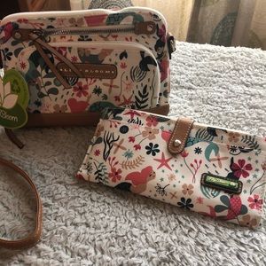 Lily bloom purse and matching wallet mermaid